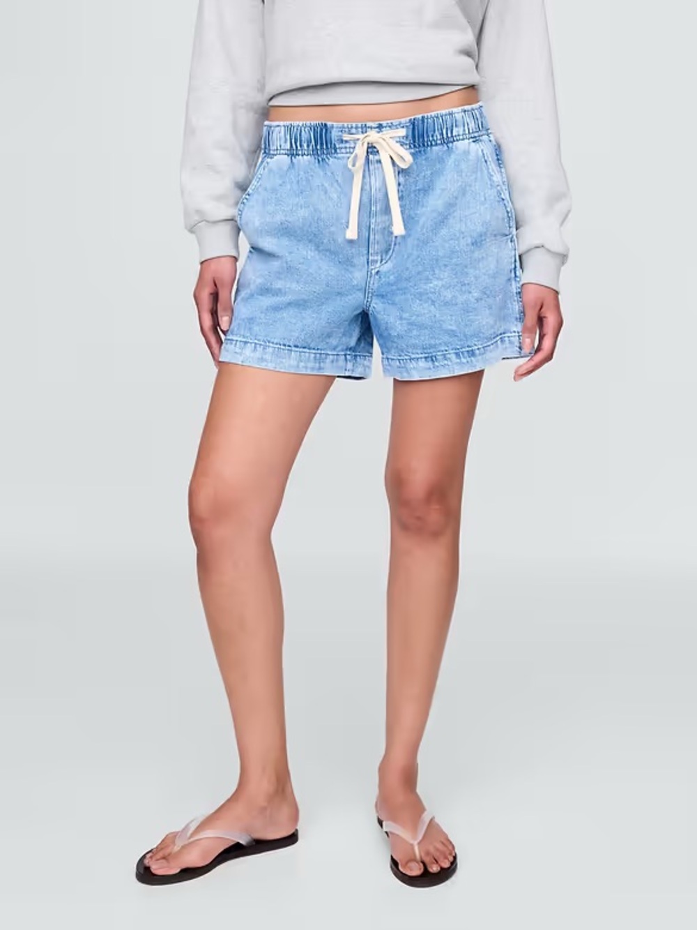 Gap Easy Denim Shorts in Light Indigo NWT